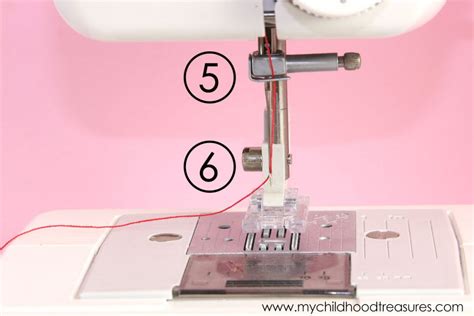 How To Thread A Sewing Machine Step By Step Treasurie