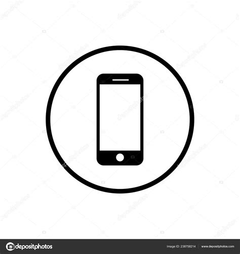 Phone Icon Vector Call Icon Vector Mobile Phone Smartphone