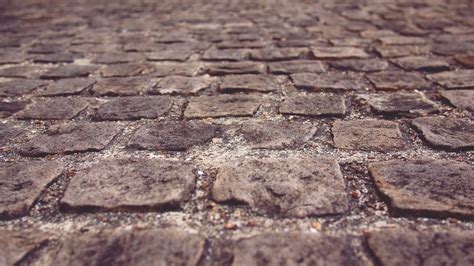 Close Up Of The Old Cobblestone Pavement Free Image Download