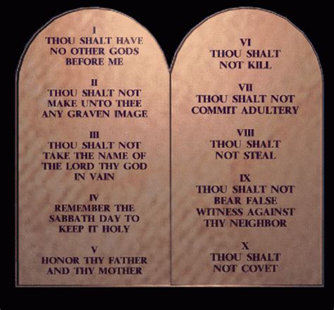 Printable 10 Commandments