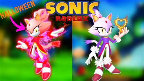 Blaze The Cat Is Amazing In Sonic Simulator Halloween Update Youtube