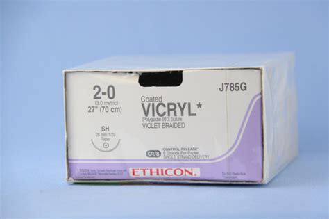 Ethicon Suture J785g 2 0 Vicryl Violet 8 X 27 Sh Taper Cr8 8