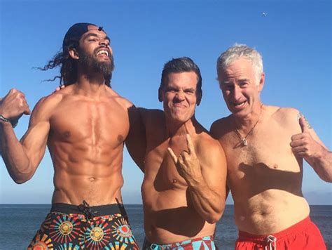 Joakim Noah Shows Off Shredded Beach Bod With Josh Brolin And John