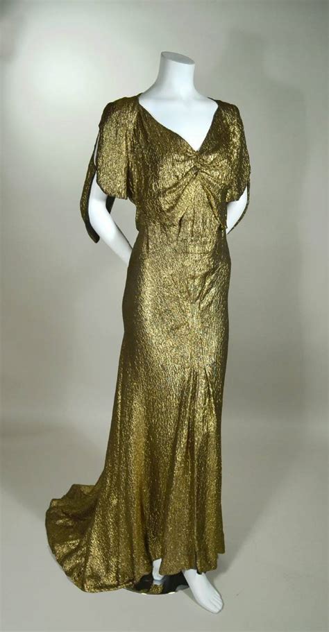 1930s 30s Art Deco Dresses Fashion