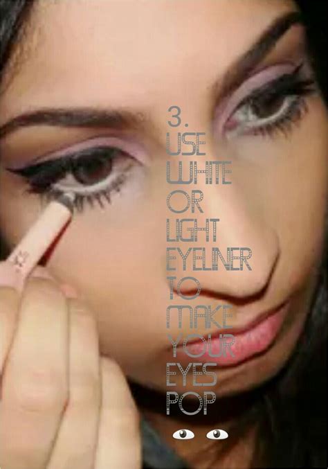 Use A White Or Light Eyeliner To Really Make Your Eyes Pop Or Hide How