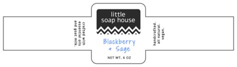Chic Wrap-Around Soap Label - OnlineLabels