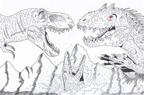 Imprimir Dibujos Para Dibujar Jurassic World