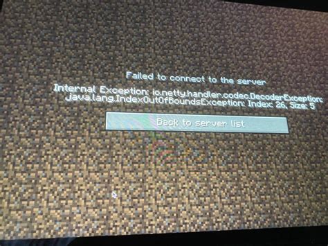 Minecraft Internal Exception Java Io Ioexception Telegraph