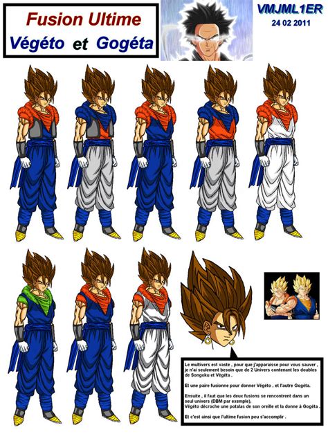 Fusion Ultime Vegeto Et Gogeta By Vmjml1er On Deviantart