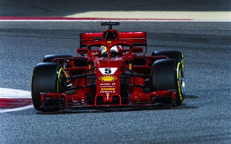 Scarica Sfondi Ferrari Sf70h Scuderia Ferrari Sebastian Vettel 4k