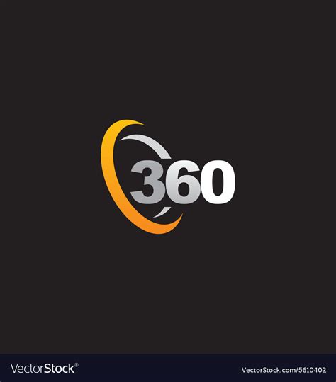 360 Logo Royalty Free Vector Image Vectorstock