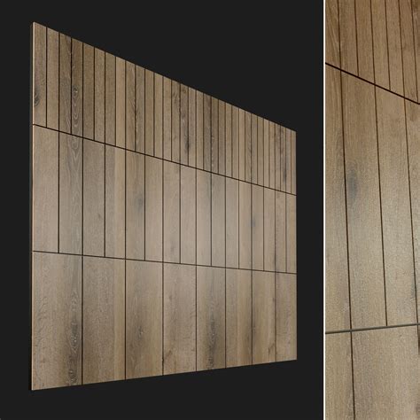 3d Asset Wooden Wall Panel 97 Cgtrader