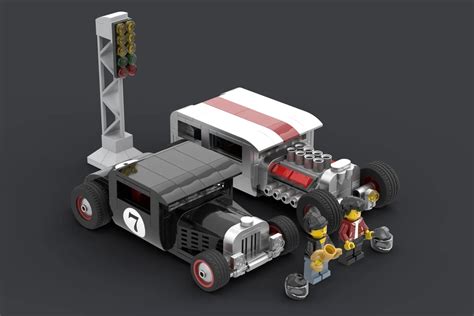 Lego Ideas Hot Rod Drag Race