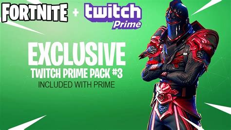 New How To Get Twitch Prime Pack 3 For Free In Fortnite Youtube