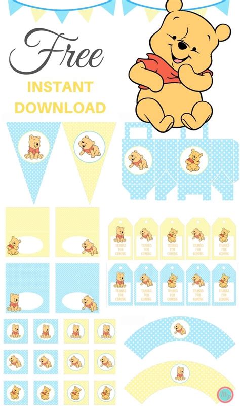 FREE Winnie The Pooh Party Printable