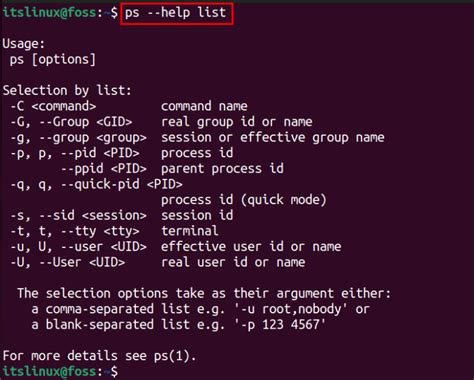 Ps Command In Linux Explained Its Linux Foss