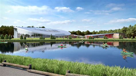 Ferienpark für groß und klein in fantastischer natur am fuße der alpen. Center Parcs Ireland - Holder Mathias Architects