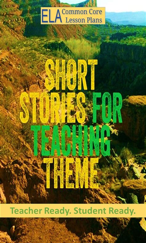 The best way to find those answers is by studying how other authors have done the same in their short stories and see what. Lots of short stories and a graphic organizer for students to explore theme by looking at ...