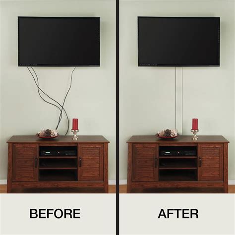 Commercial Electric 4 Ft Flat Screen Tv Cord Cover A31 Kw The Home