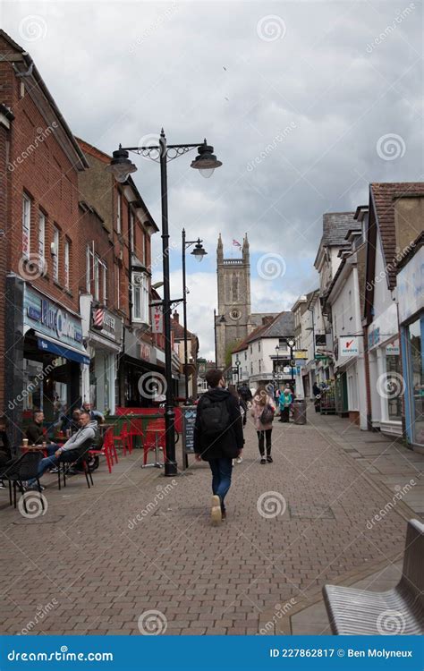 The Andover Town Centre In Hampshire In The Uk Editorial Photography