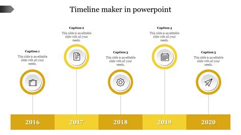 Creative Timeline Maker In Powerpoint Template