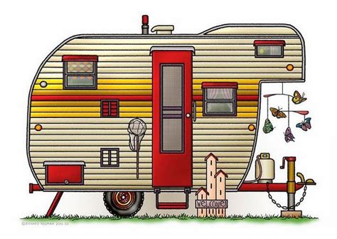 Whimsical Yellowstone Fifth Wheel Rv Pinned By Haw Vintage