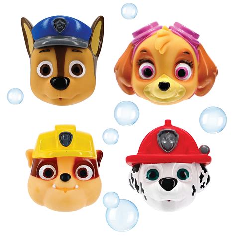 Nickelodeons Paw Patrol Chase Marshall Rubble And Skye Squirt Toy