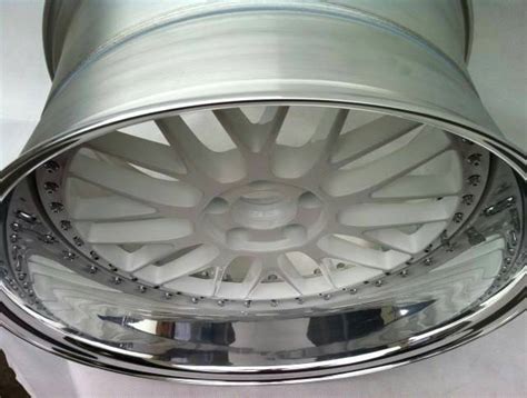 Bc083 Piece Wheels For Toyotadeep Dish Wheelspolish Outer Lipwhite