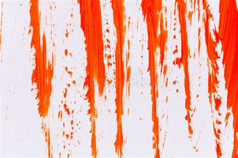 Acrylic Red Orange Paint Texture Background Stock Image Image Of