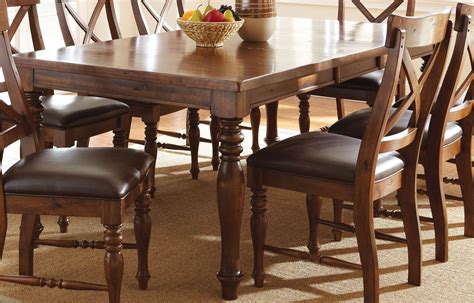 Wyndham Medium Cherry Extendable Rectangular Dining Table From Steve Silver Wd500t Coleman