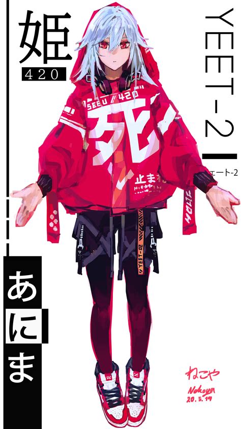 Sketch Cyberpunk Fashion Character Outfits Cyberpunk Art