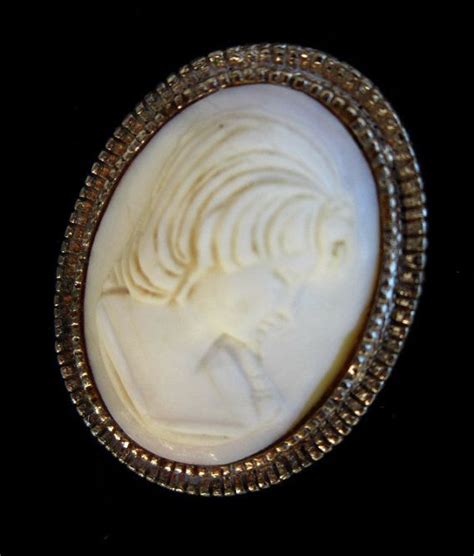 Vintage Carved White On White Cameo Beautiful Vintage Carving Cameo
