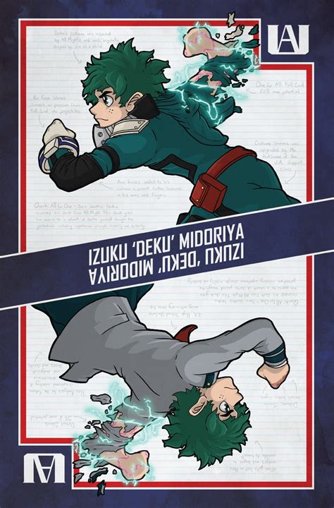 Collectibles And Art Animation Art And Characters Deku Poster Print My
