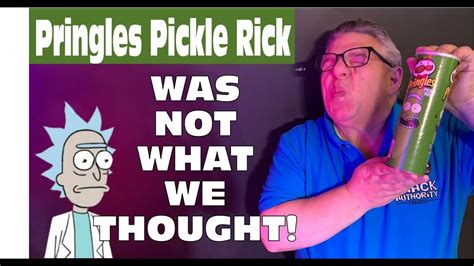 Pringles Pickle Rick Review Youtube