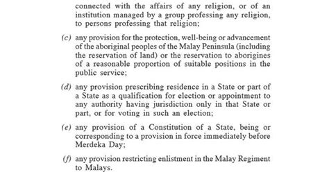 (1) the federation shall be known, in malay and in english, by the name malaysia. Article 8 - Rights and liberties in Malaysia