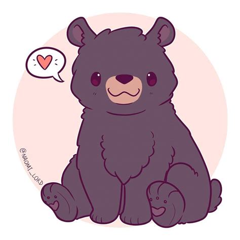 Drawing a cute teddy bear can be so easy even for a beginner. Black bear! 🐻💕 bears are so cute :3 maybe I'll throw in a ...