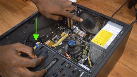 Remove everything from the back of the computer except the power cable. Computer won't Turn on Fan spins Then stops | PC Repair ...