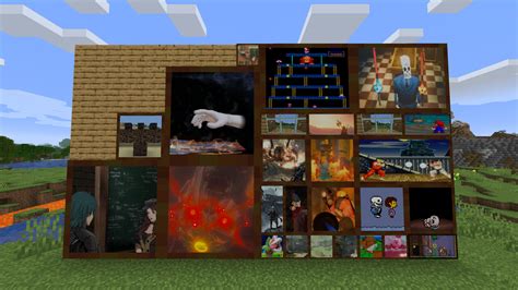 Video Game Paintings Minecraft Texture Pack