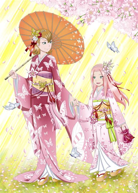 Sakura and Mebuki by Hanabi-Rin on DeviantArt