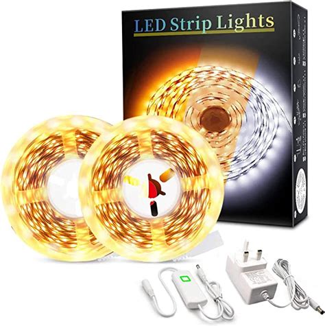 Led Strips Lights Warm White 10m Bason Dimmable 3000k Led Lighting Kit