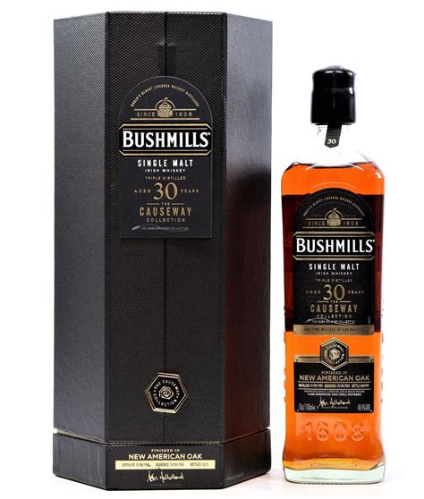 Bushmills Causeway Collection 1990 30 Year Old New American Oak Finish