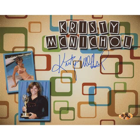 Kristy Mcnichol Signed 8x10 Photo Mab Hologram Pristine Auction