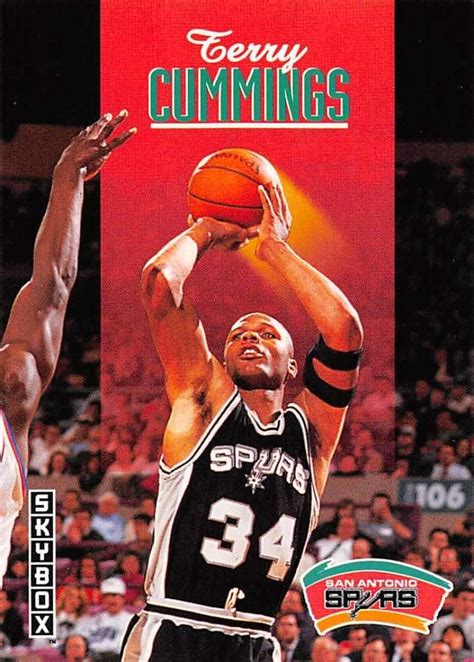 1992 93 Skybox Basketball 220 Terry Cummings San Antonio