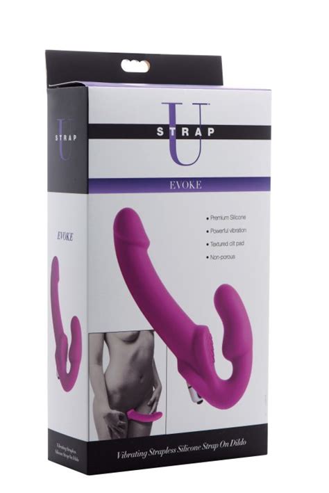 Strap U Vibrating Strapless Silicone Strap On Dildo Sex Toys
