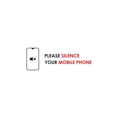 Premium Vector Please Silence Your Mobile Phone Vector Label Or Sign