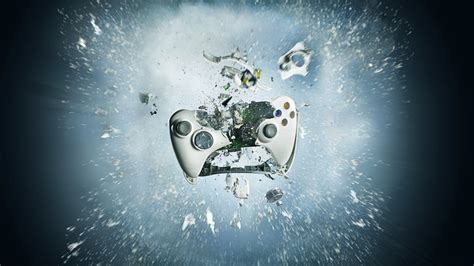 Download Wallpapers Download 1024x768 Controller Cool Exploding Xbox Controller Wallpaper Free