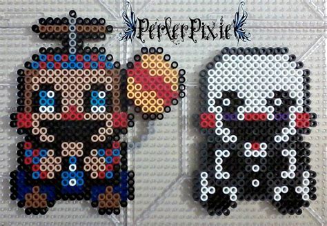 Balloon Boy And The Marionette Fnaf Perler Beads By Perlerpixie