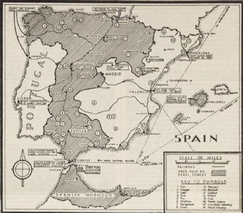 Spanish Civil War Maps Modern Records Centre University Of Warwick