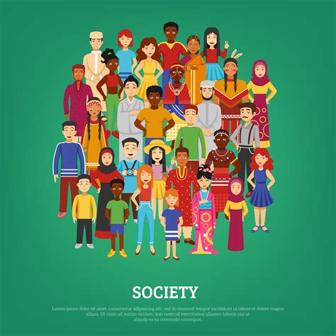 Society Concept Illustration 468592 Vector Art At Vecteezy