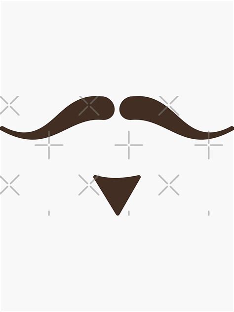 Doc Holliday Mustache Sticker For Sale By Muskitt Redbubble